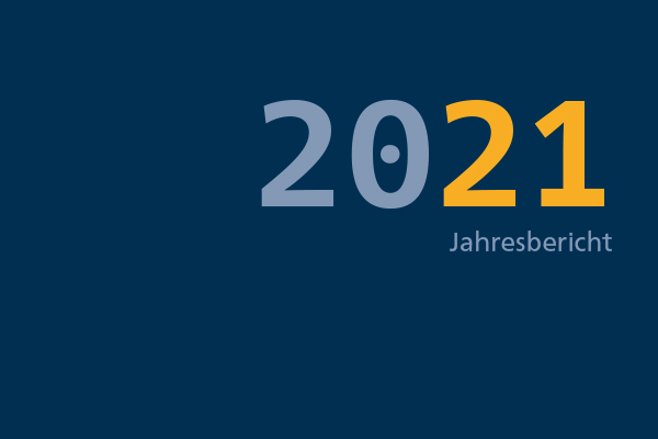 Cover vom Jahresbericht 2021